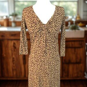 Loft Animal Print Dress
